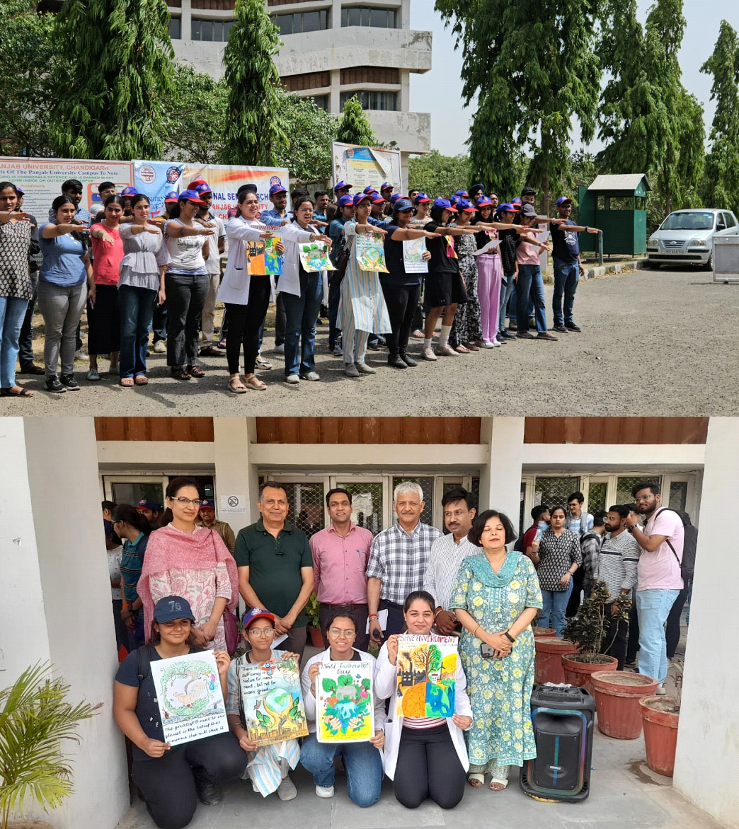 NSS, Panjab University celebrated June 5, 2024 as the World Environment Day.